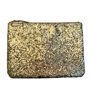 NWOT Kate Spade New York Glitterball Gia Clutch Gold Glitter 10x7.5